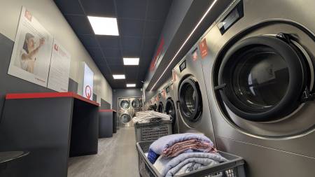 Notre zone d'activité pour ce service Laverie autour de moi ouvert actuellement avec caméra de surveillance